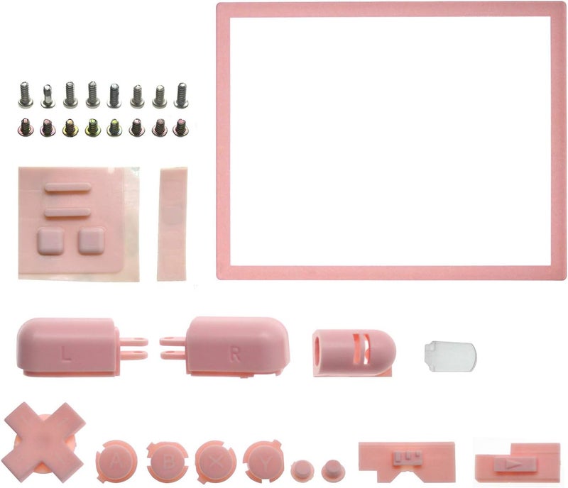 OSTENT Full Repair Parts Replacement Housing Shell Case Kit for Nintendo DS Lite NDSL Color Pink - Image 3